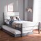 Baxton Studio Nereida Modern White and Grey-Finished Wood Twin Platform Bed 143-7869-7890 - alternate 8